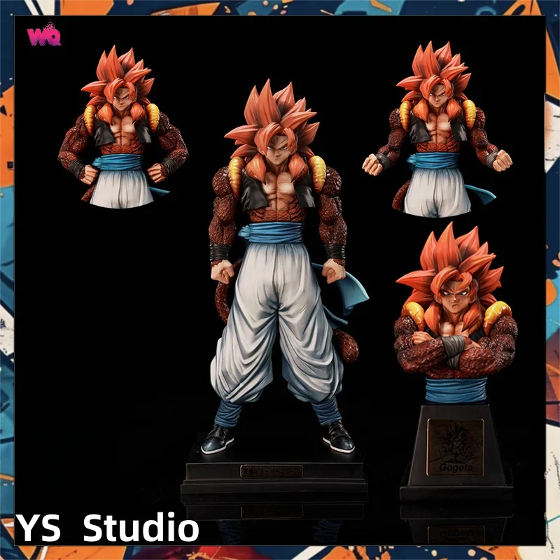 En stock: Figura de anime de 33 cm de YS Studio, Dragon Ball Gogeta, SSJ4 Gogeta 2.0, estatua de PVC, modelo coleccionable, juguetes, regalos.