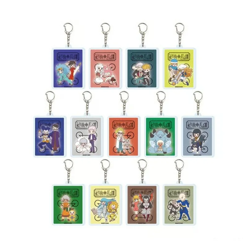 Tienda de Artículos de Anime Zatch Bell! Llavero de acrílico Kiyo Takamine Tia Megumi Oumi, colgante de dibujos animados, regalos para fanáticos, aproximadamente 6 cm