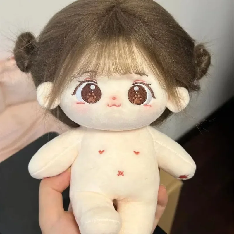 Miaomiao Baumwoll puppe Lager 20cm austauschbare Baby kleidung Plüsch puppe Figur Puppe Geschenke an Mädchen