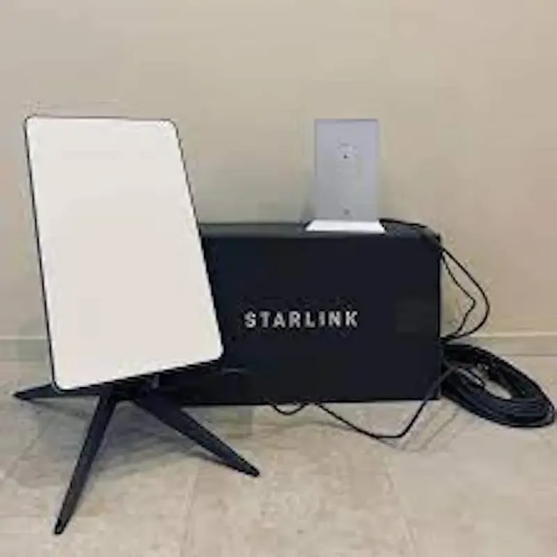 تخفيضات هائلة على مجموعة الإنترنت الأقمار الصناعية الجديدة Starlink Flat عالية الأداء #1
