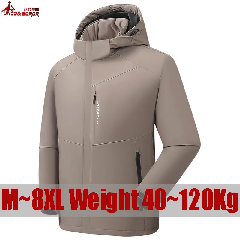 Мужская куртка больших размеров 6XL