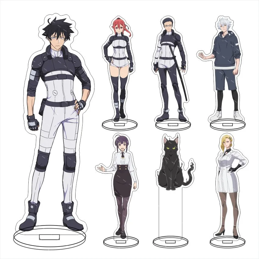 Black Torch Large Acrylic Stand Model Plate Ichijou Jiro Raikou Display Ornament Friends Girl Gift Keychain Accessories