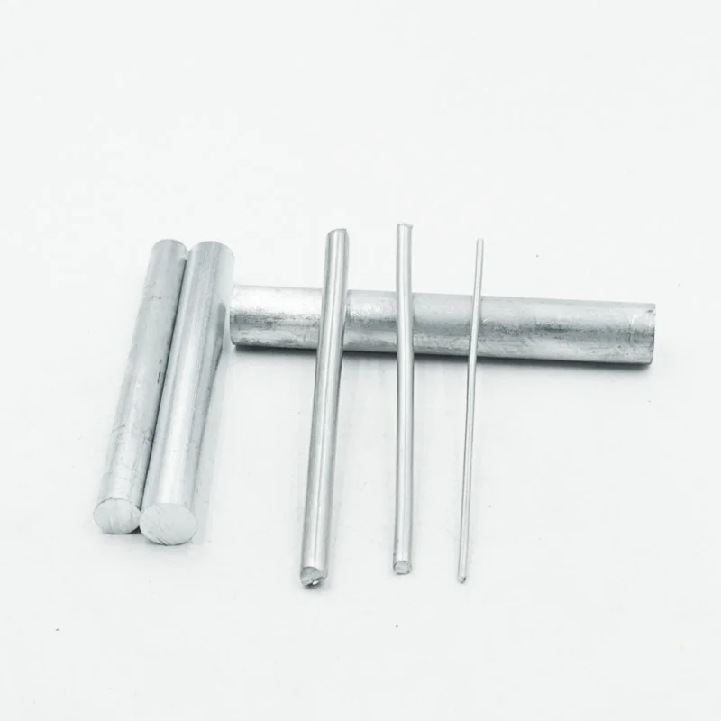 Zinc Rod Solid Round Bar Electroplate Anode Electrode 2mm To 120mm