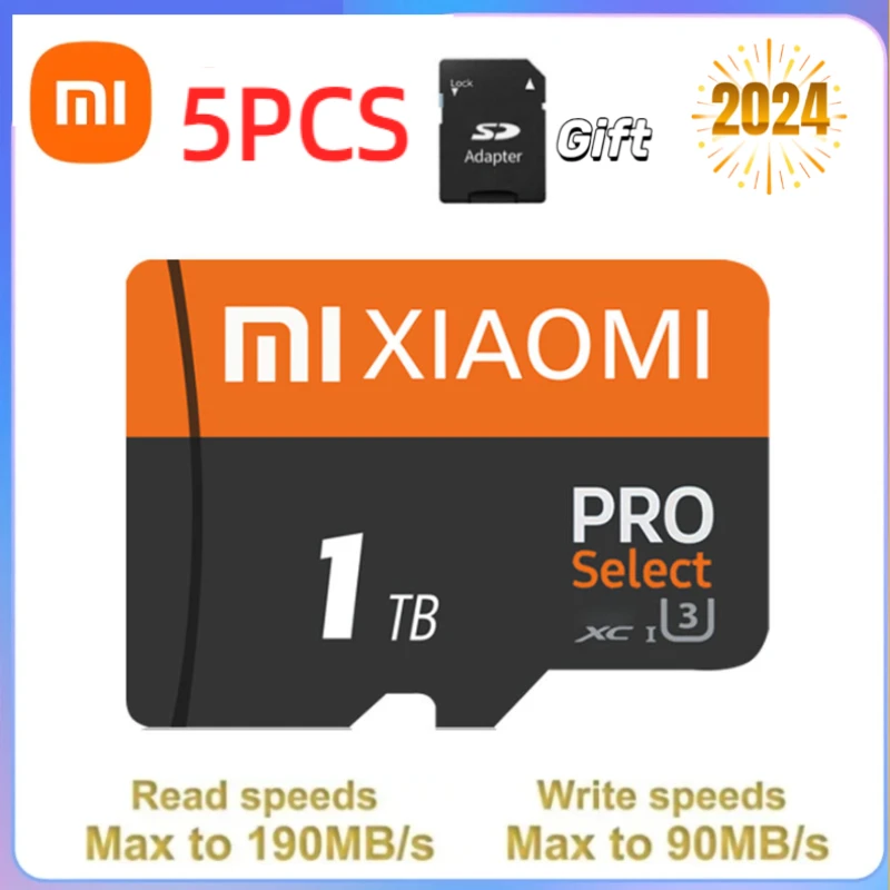 Xiaomi 1TB Memory Card 256GB 128GB 64G Extreme Pro Mini SD Card 32g 16g U2 V60 TF Card high speed Flash Card for Phone Cam Drone