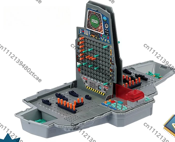 Talking AI Naval Battle Board Game, Single & 2 Player, Light & Voice Prompt, Educational Puzzle Toy, New Year Gift