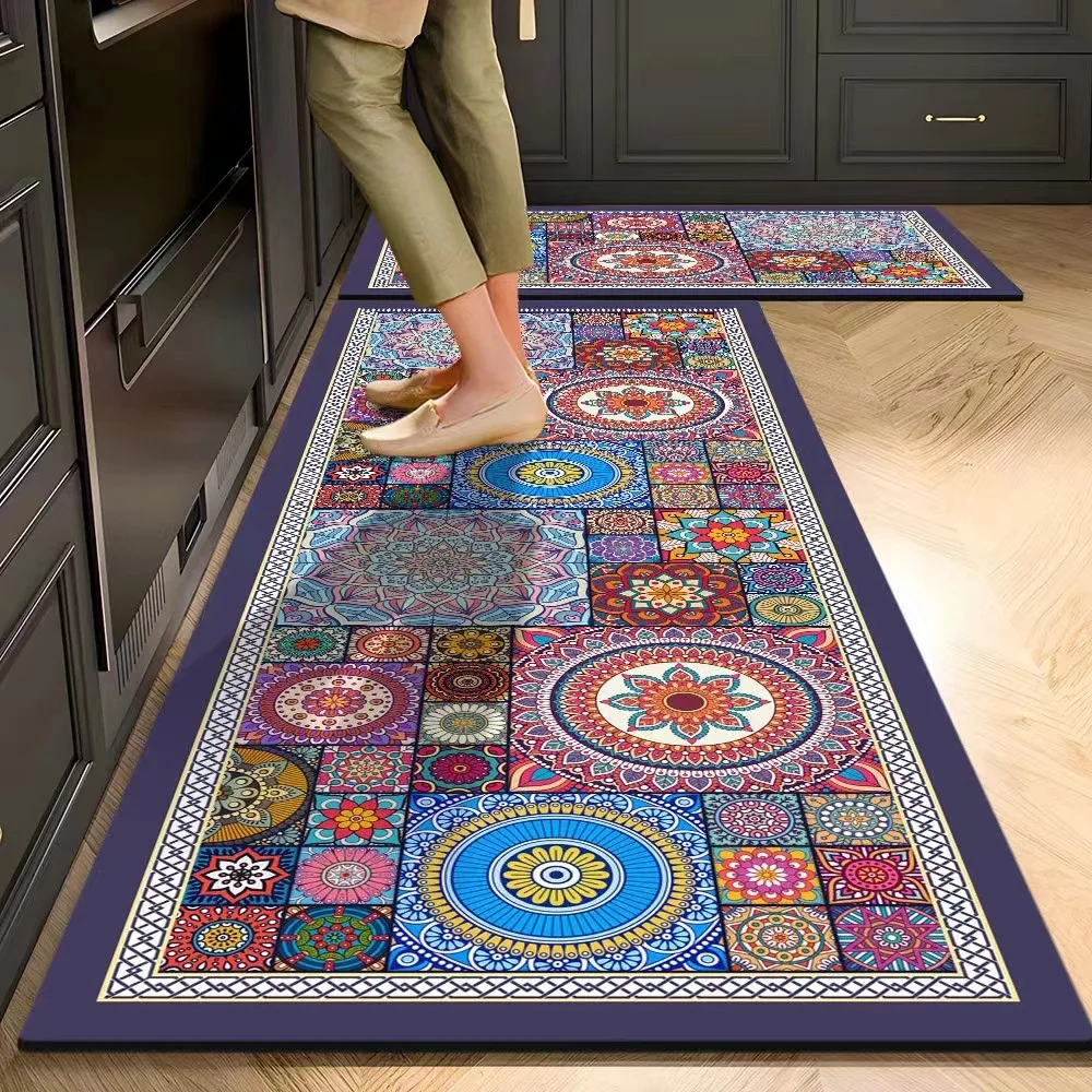 VIKAMA Disposable Quick-Drying Diatomite Carpet For Kitchen Anti-Oil-Stain Wear-Resistant And Stain-Resistant Home Decoration