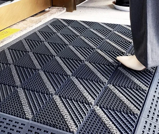 Outdoor floor mat, entrance door foot anti slip, entrance plastic commercial waterproof carpet