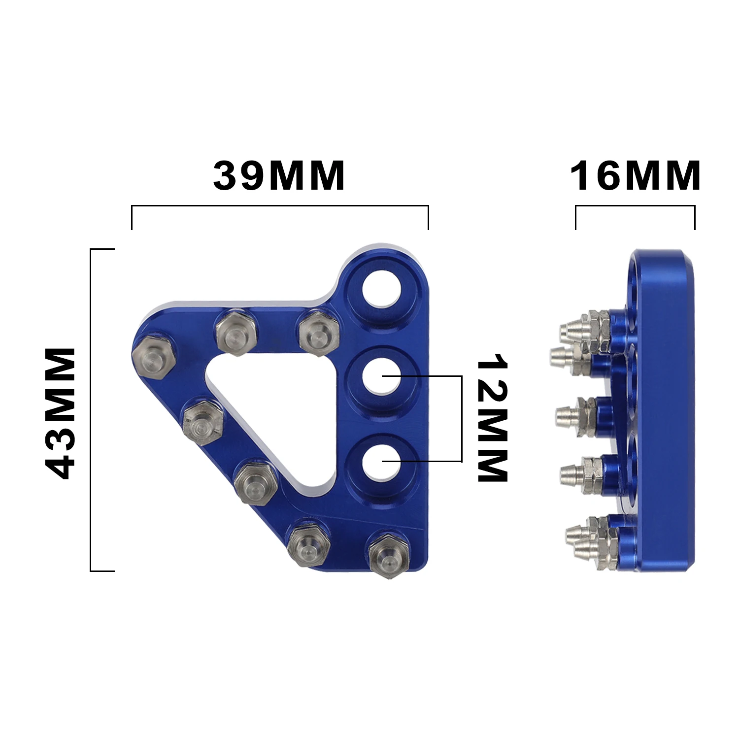 Step Plate Motorcycle Rear Foot Brake Pedal Lever Step Tip Plate For Beta 250 300 430 450 2013 2014 2015 2016 2017 Dirt Pit Bike
