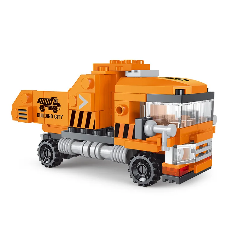 111Pcs Heavy Dump Truck Building Blocks Engineering Vehicle Model City Bricks Toy For Kids Boys Gift
