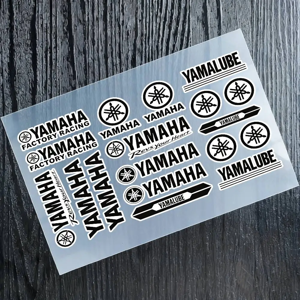 

For YAMAHA Reflective Motorcycle Stickers, 3M Safety Warning At Night In The Dark Scooter Helmets