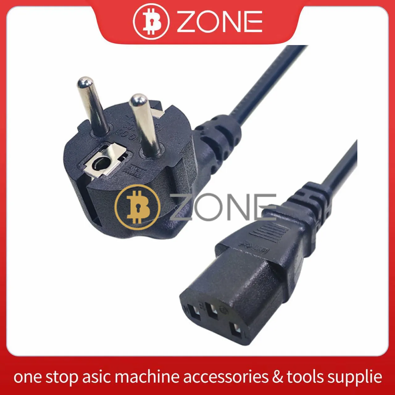 1.5M 250V Europese Heavy Duty Power Wire Iec C13 Connector Socket Dik Netsnoer Voor Bitmain Antminer L3 + S9j Z15