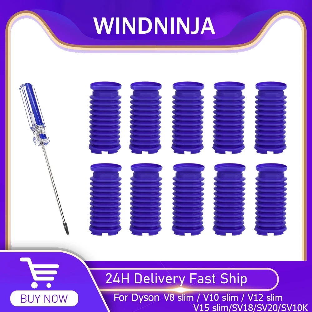 شفط رئيس الأسطوانة خرطوم ل دايسون V8 سليم V10 سليم V15 سليم SV18 SV20 SV10K مكنسة كهربائية ملحق خرطوم أزرق مع أداة