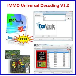 2025 hot sell Newest EcuVonix 3.2 IMMO Universal Decoding V3.2 Remove IMMO Off + Keygen Unlimited Crack unlimited Free install