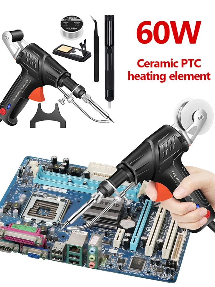 

60W Soldering Iron Set Internally Heated Industrial Laser Welding Tools For Welding Circuit Boards, Repairing Electronic Device
