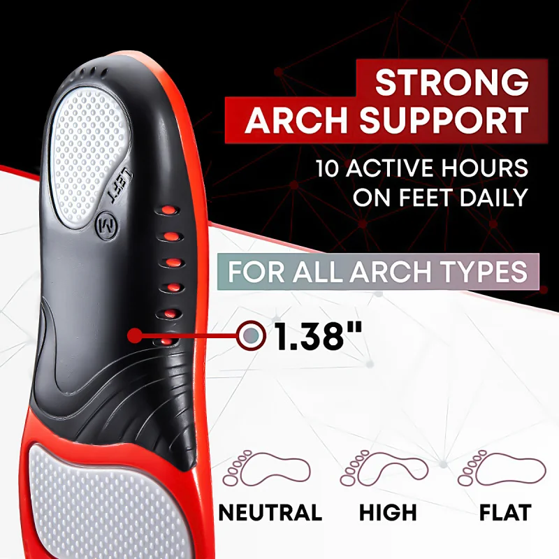 Premium Silicone Gel Insoles for Shoe Men Women Orthopedic Arch Support Sports Insoles for Flat Feet Plantar Fasciitis Shoe Sole image 3