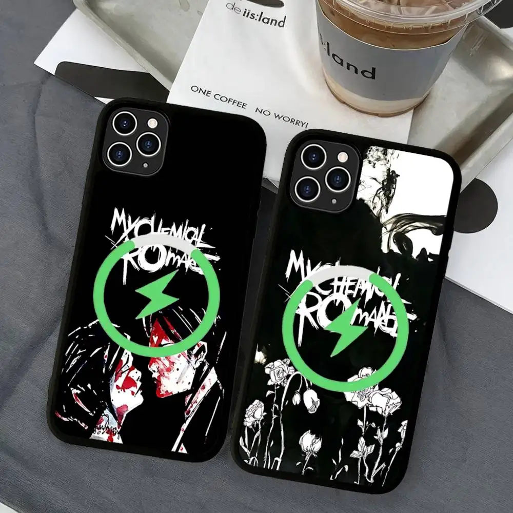 

1pc My C-Chemical R-Romance Rock Band For Magsafe Magnetic Phone Case For IPhone 17 16 Pro Max 15 Plus 14 13 12 11 Cover