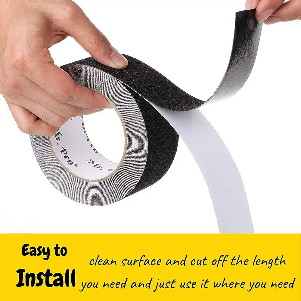 1Roll 5M Non Slip Safety Grip Tape Anti-Slip Indoor Outdoor Stickers Strong Adhesive Safety Traction Tape Stairs Floor