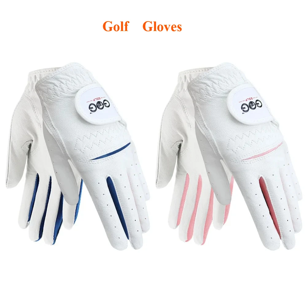 1 Pair,Children Elastic Golf Gloves Breathable Soft Fabric Wear-resistant Universal Hand Golf Accessories for Junior Golfer