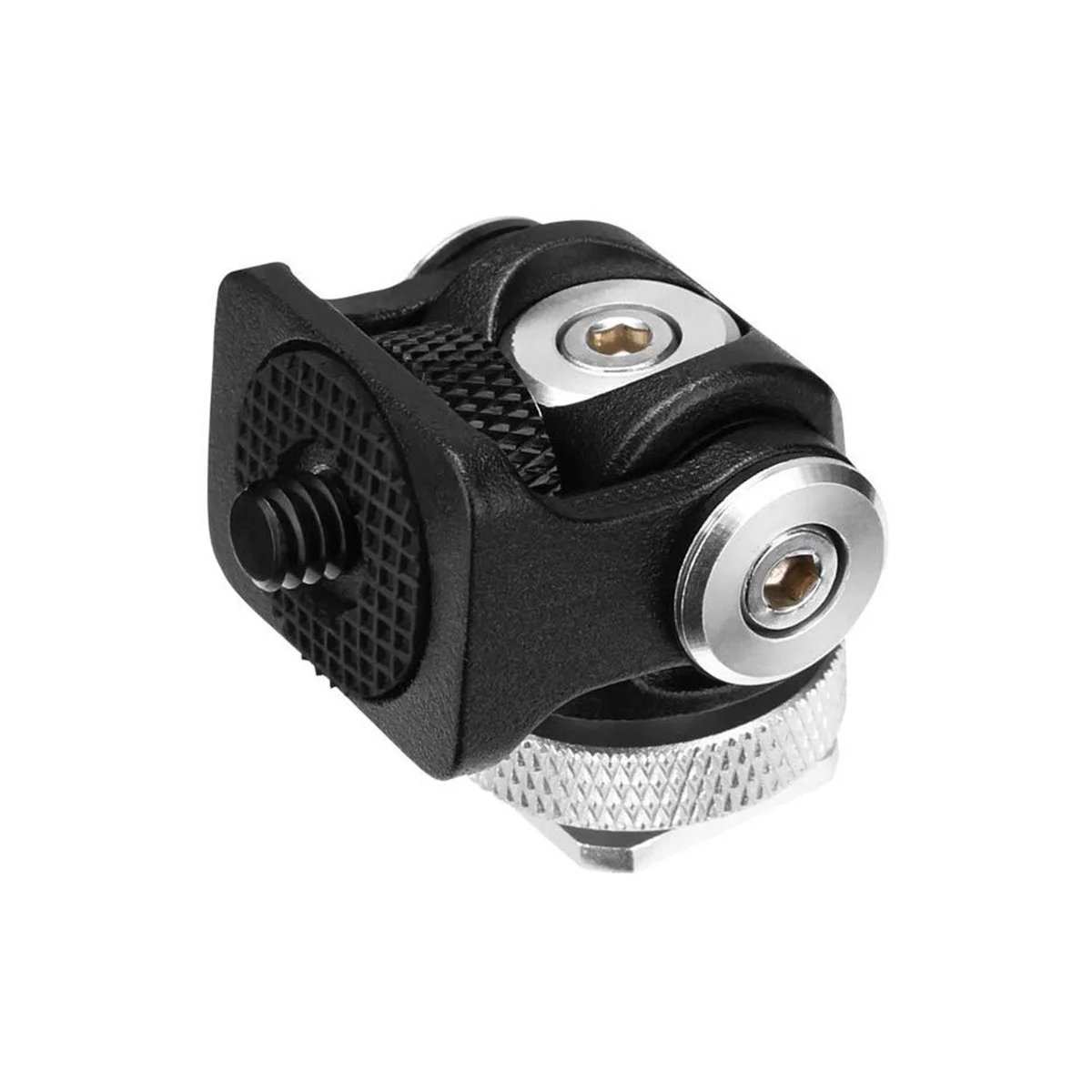 Горячий башмак регулируемый держатель монитора Крепление камеры панорамирование 360 градусов наклон 180 градусов с креплением холодного башмака и головкой штатива