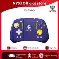 Controlador de juego inalámbrico Bluetooth NYXI Hyperion pro para Switch2/Switch Purple - Diseño ergonómico Juegos portátiles en movimiento