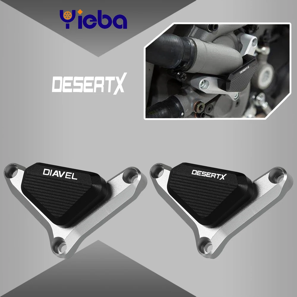 

For DUCATI DIAVEL AMG DIAVEL CARBON Diavel CROMO STRADA 2013 CNC Slider Crash Pad Cooler Motorcycle Water Pump Cover Protector