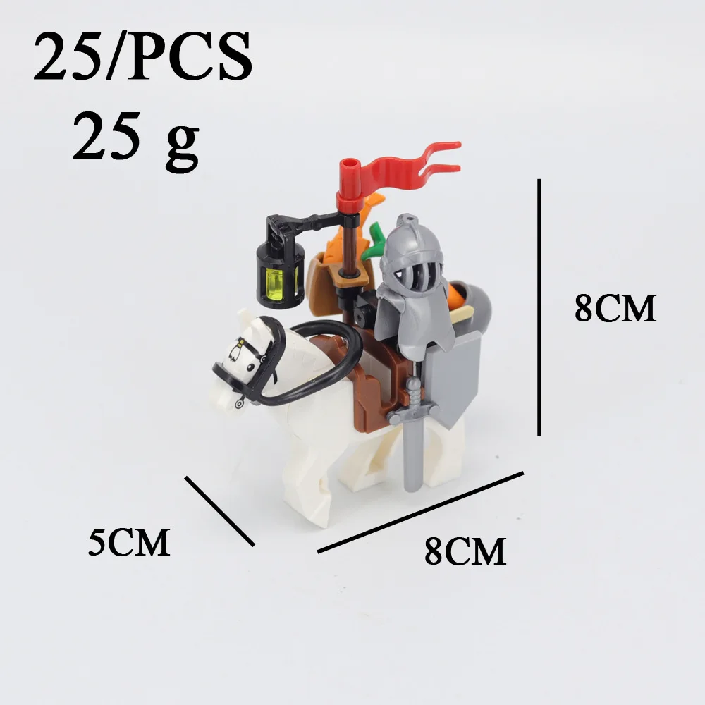 Stadt Kreativität DIY Medieval Military Ritter Kutsche Wagen MOC Modell Bausteine Ziegel Pädagogisches kinder Spielzeug Geschenk