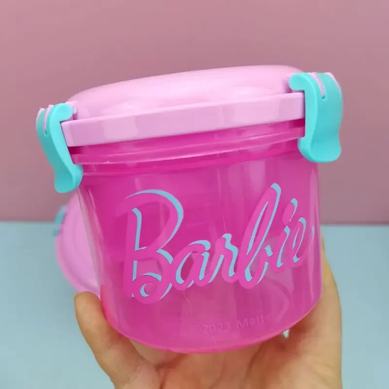 

Miniso Barbie Lunch Box Salad Bowl Decoration Dim Sum Box Soup Bowl Rice Bowl Microwave Heating Office Student Gifts Toys