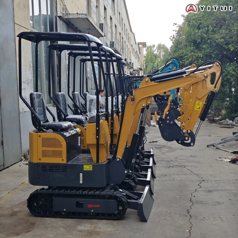 حفارة صغيرة كابينة متعددة الوظائف مع ملحقات مخصصة تسليم سريع لمحرك الديزل عالي الجودة حفارة صغيرة