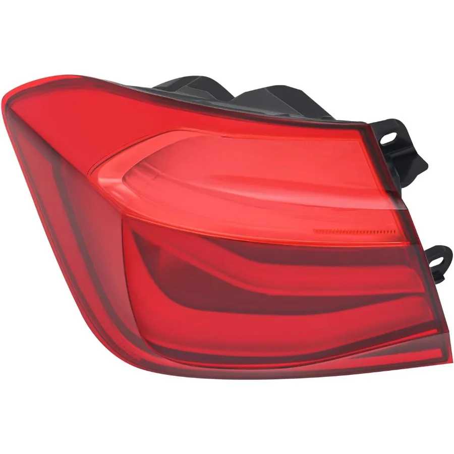 ل 2016 2017 2018 BMW 3 سلسلة F30 F80 316 318i 320i LED الخارجي الذيل ضوء الجمعية سائق الجانب الأيسر الذيل ضوء المصباح ضوء الفرامل #4