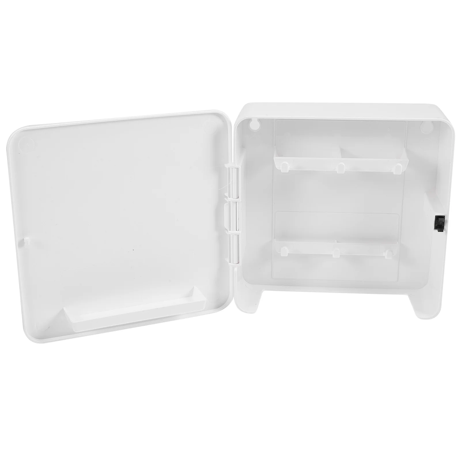 

Key Storage Box Organizer Back Door Holder Home Rack Hook up Refrigerator Magnetic Hanger Plastic