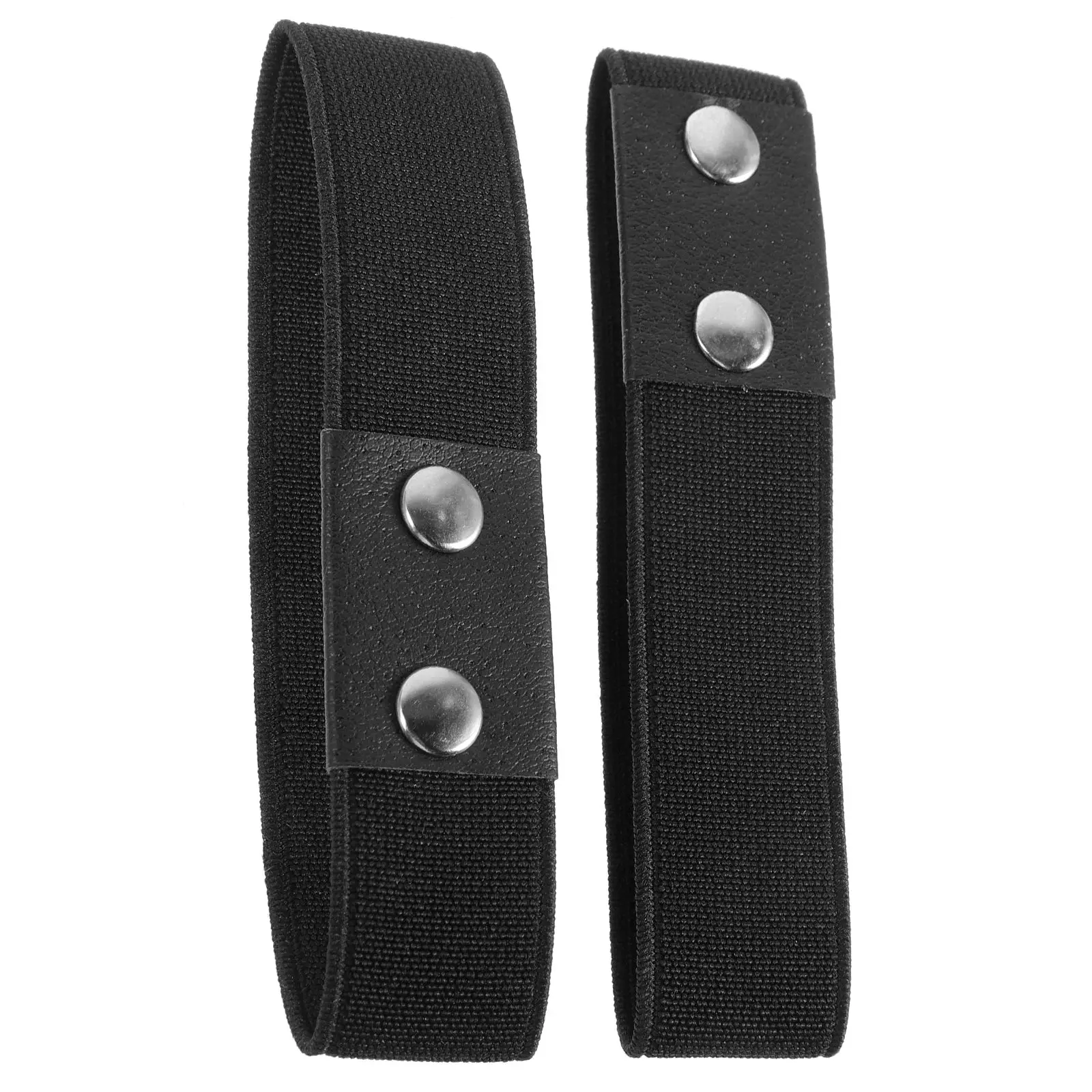 2 Pcs Black 2cm Anti-loose Shoelaces for High Heels Elastic Straps Prevent Women Shoe Accessories Heel Bands