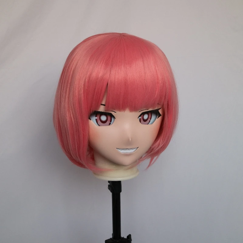 (B69) Customized Lifesize Mask Crossdressing with Backshell Silicone Anime takt op Destiny Kigurumi Mask Cosplay