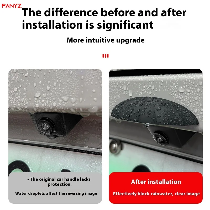 Для Zeekr 009 7X 007 001 автомобильный чехол для камеры заднего вида, водонепроницаемый противодождевой чехол для камеры, защитный безопасный силиконовый чехол для камеры заднего вида