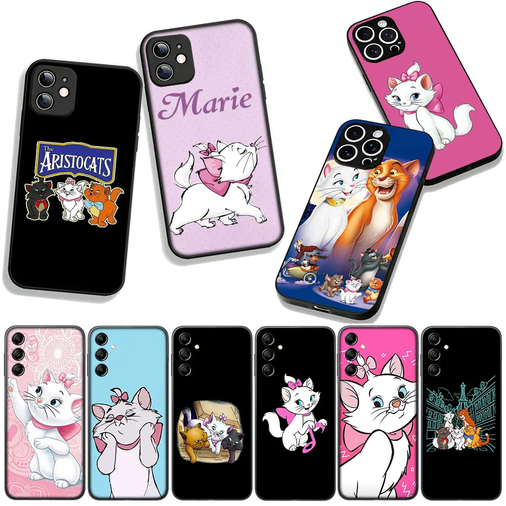 Для Samsung Galaxy A36 A17 A26 A07 A35 A54 S21 S20 FE S8 S9 S10 Plus A53 A13 A33 A34 Чехол для телефона The Aristocats Cat Marie