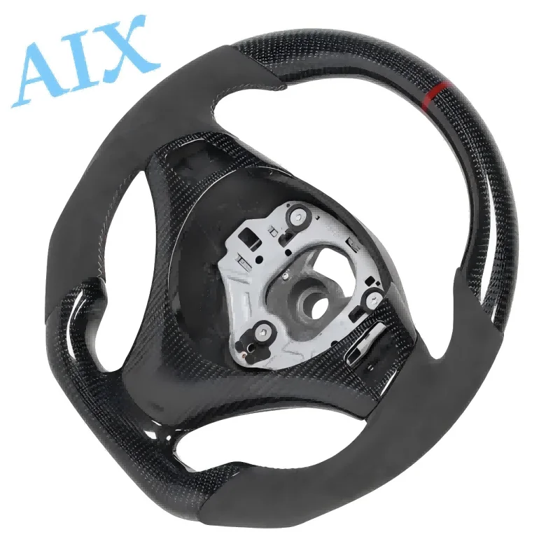 Picture 4: Fit for BMW E90 E92 E93 E82 E87 3 Series 320 325 330 M3 M2 X1 100% Real Carbon Fiber alcantara Steering Wheel
