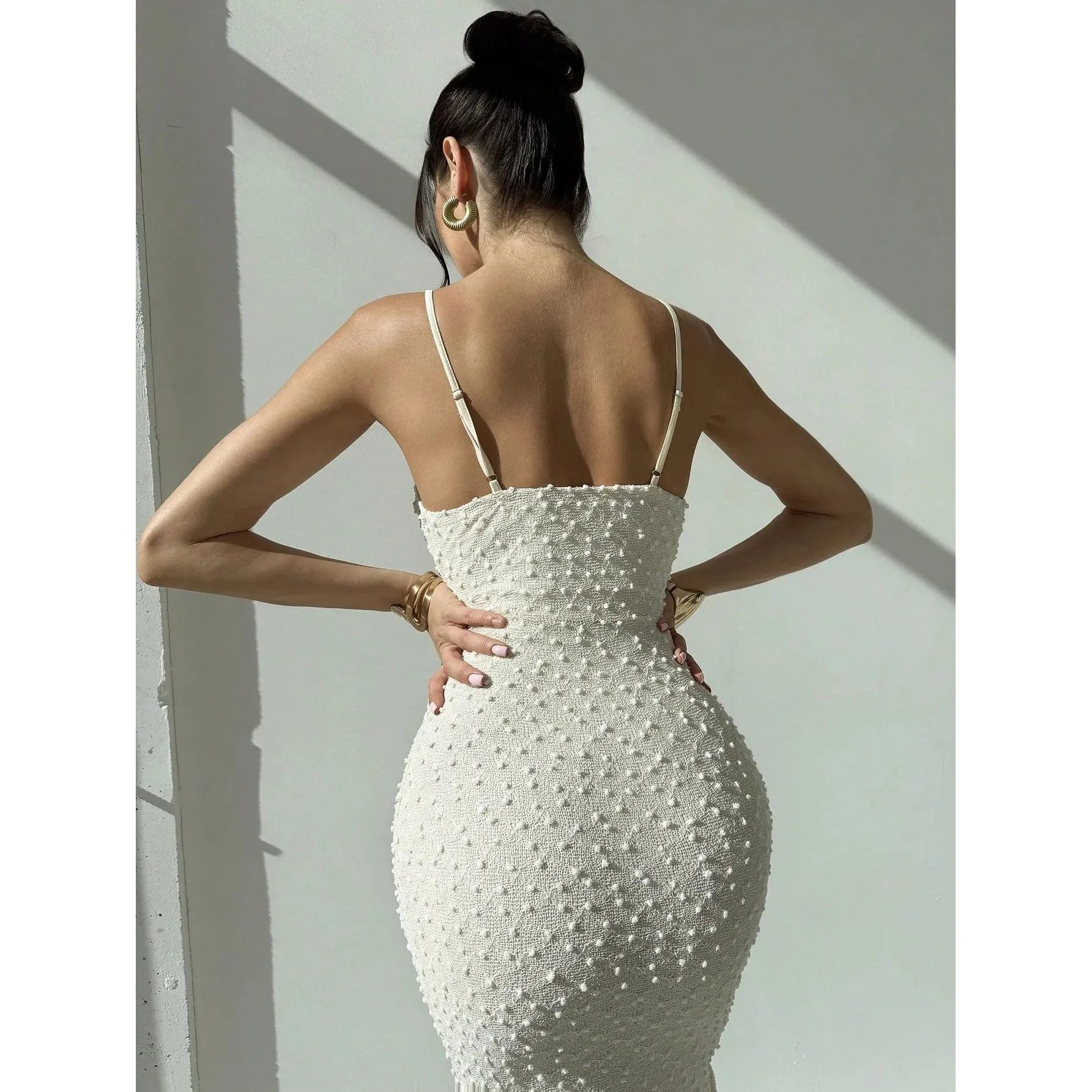 

Women's Sexy Bal Slim Fit Dr Casual Vaion Sle Hi Neline KTV Gown Other Material 00% Autumn 2025 Collection