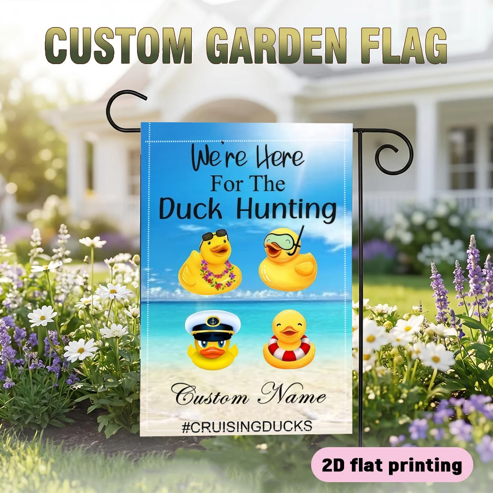Garden Flag Custom Name Duck H - огляд і ціна Outdoor Hunting Names