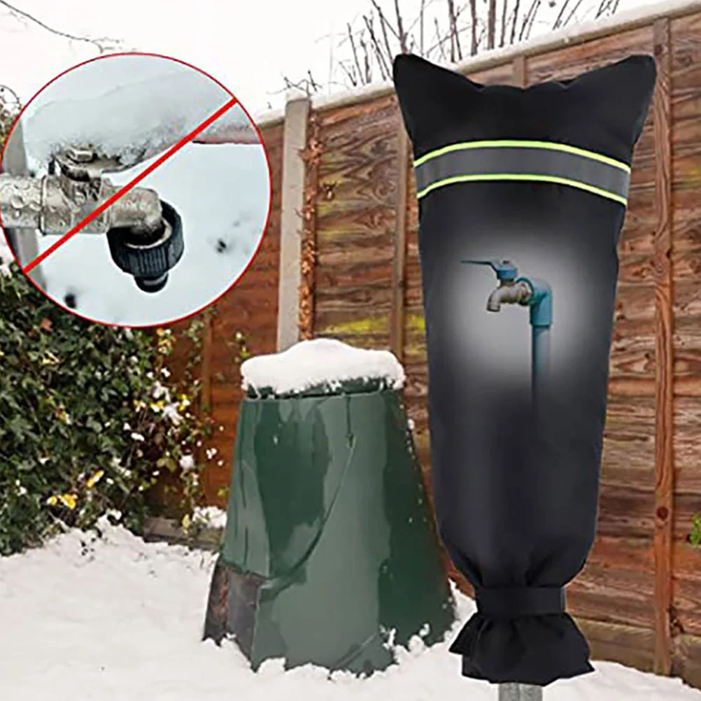 Faucet Cover Outdoor Tap Protector for Winter Insulated Spigot Anti-Frost Reflective Protection