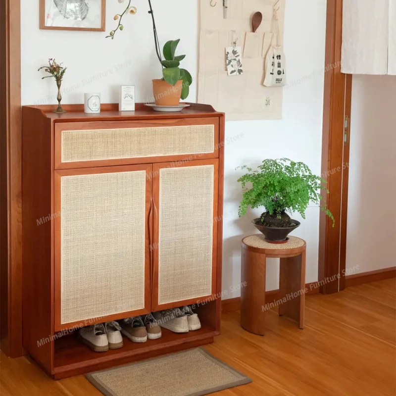 

Простые ретро-шкафы для обуви для малогабаритных квартир, экономящие пространство, легкие и роскошные, мебель для дома La Combinaison YSXG