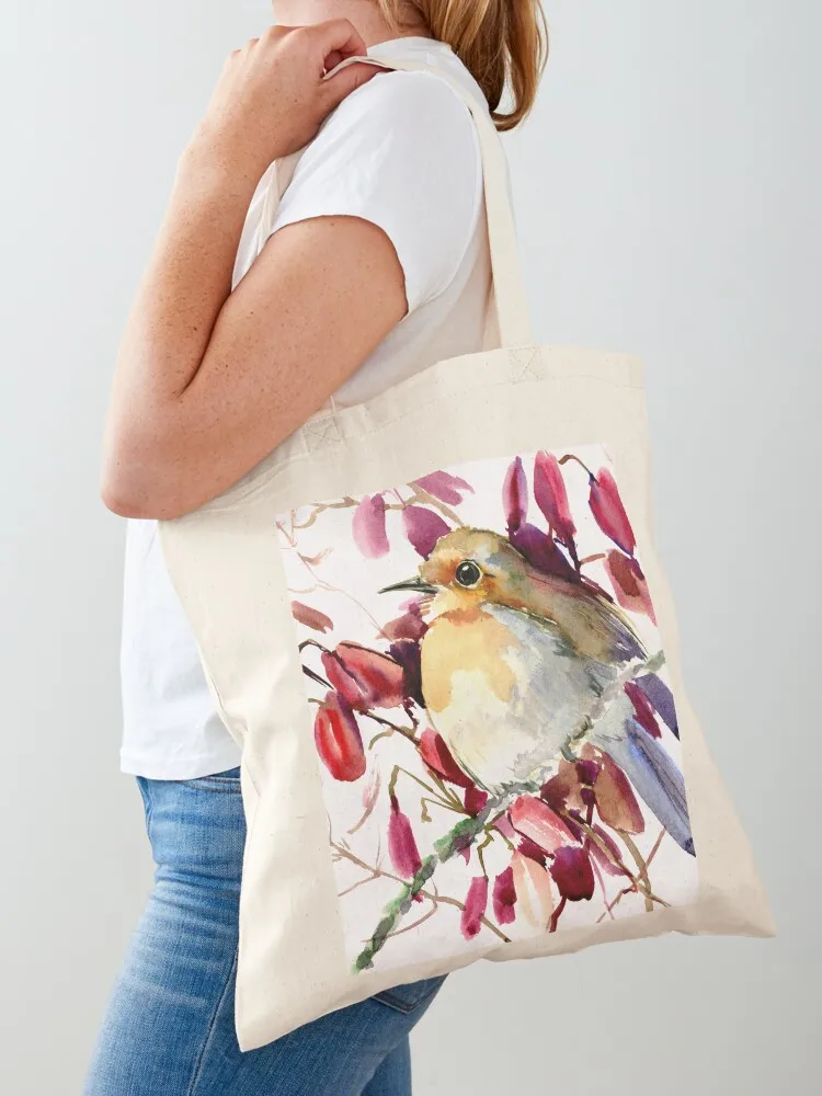 Robin Bird Tote Bag tote bag Lady bags tote bags men
