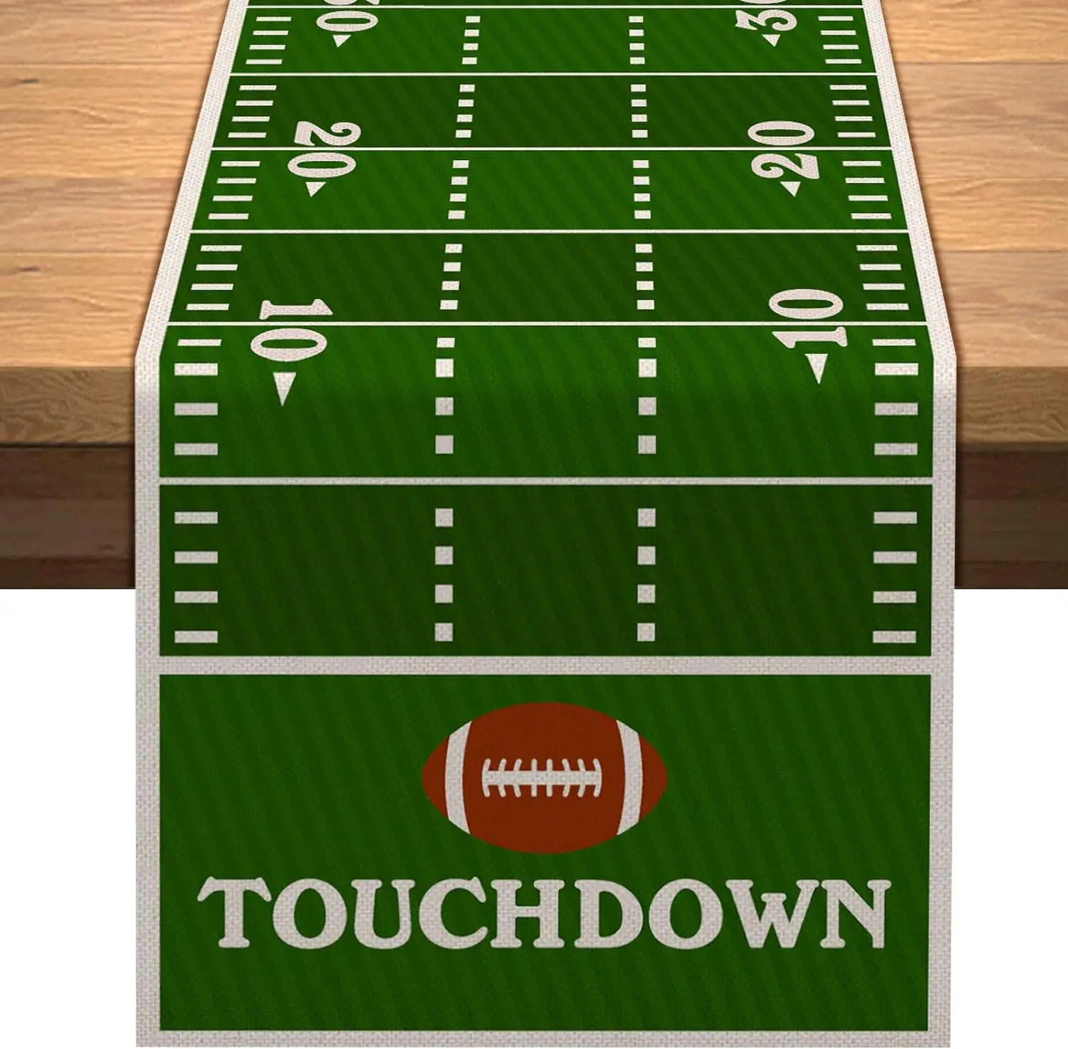 American Football Court Linen Table Runner Boy Sport Football Holiday Birthday Party Decor Kitchen Coffe Dining Home Table Decor