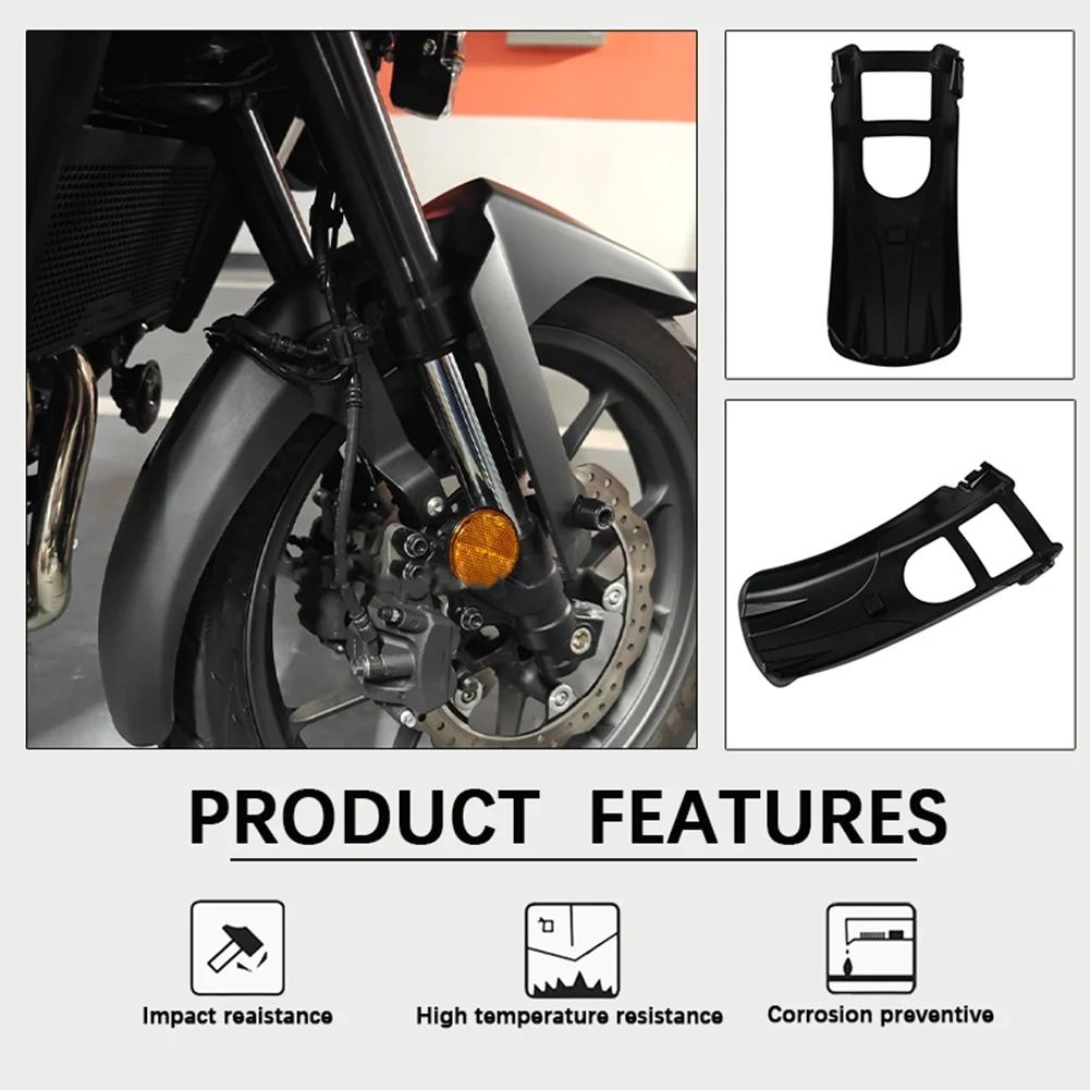 AB61-Motorcycle Accessories Fender Extender Front Mudguard For Honda NX400 24-25 Extension