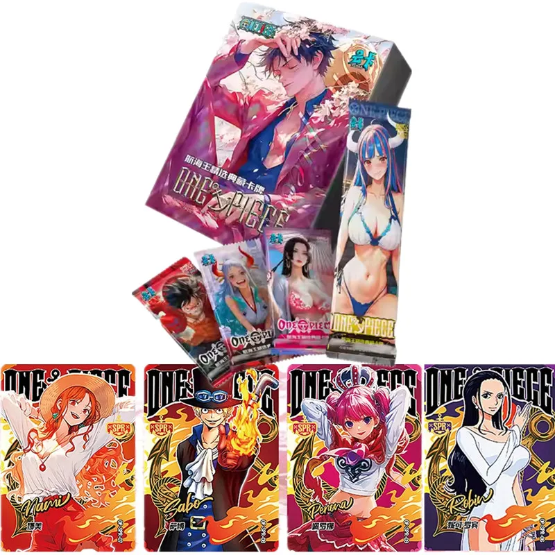 

One Piece Card Monkey·D·Luffy Nami Boa Hancock Аниме Игровой персонаж Периферийные карты Ограниченный выпуск Коллекция подарков