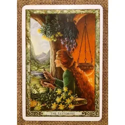 The Druid Plant Oracle: Working with The Magical Flora of The Druid Tradition 36 Pcs Cards 10.4*7.3cm