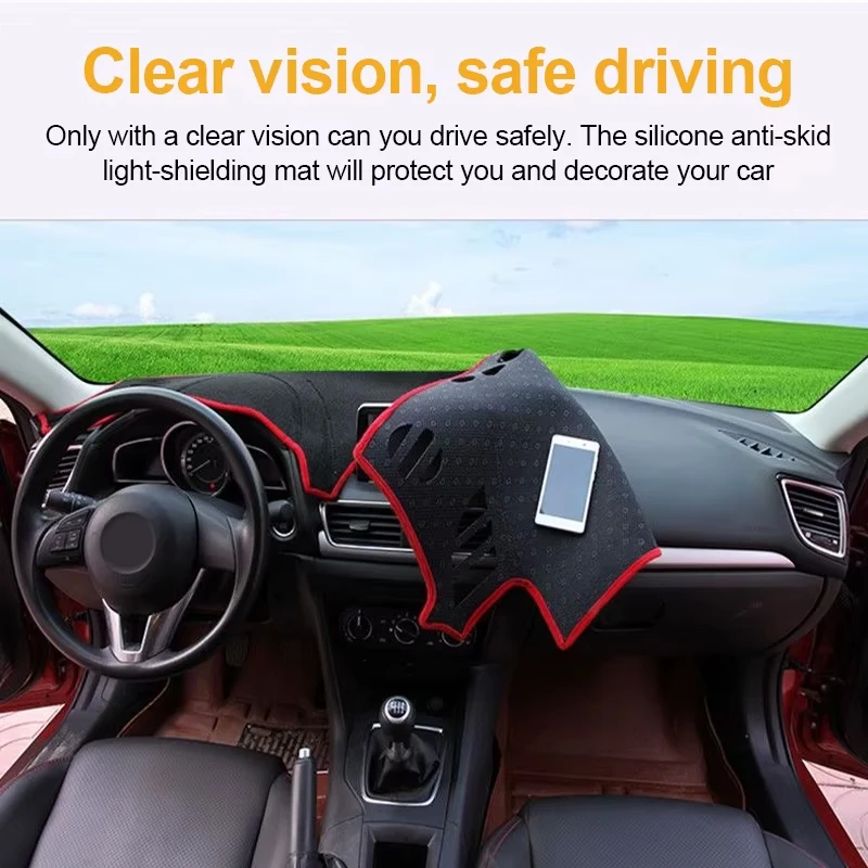 لوحة سيارة غطاء البساط لكيا EV3 GT-Line SV 2024 2025 2026 مكافحة الشمس حصيرة الشمس الظل منصات واقية اكسسوارات السجاد الداخلي