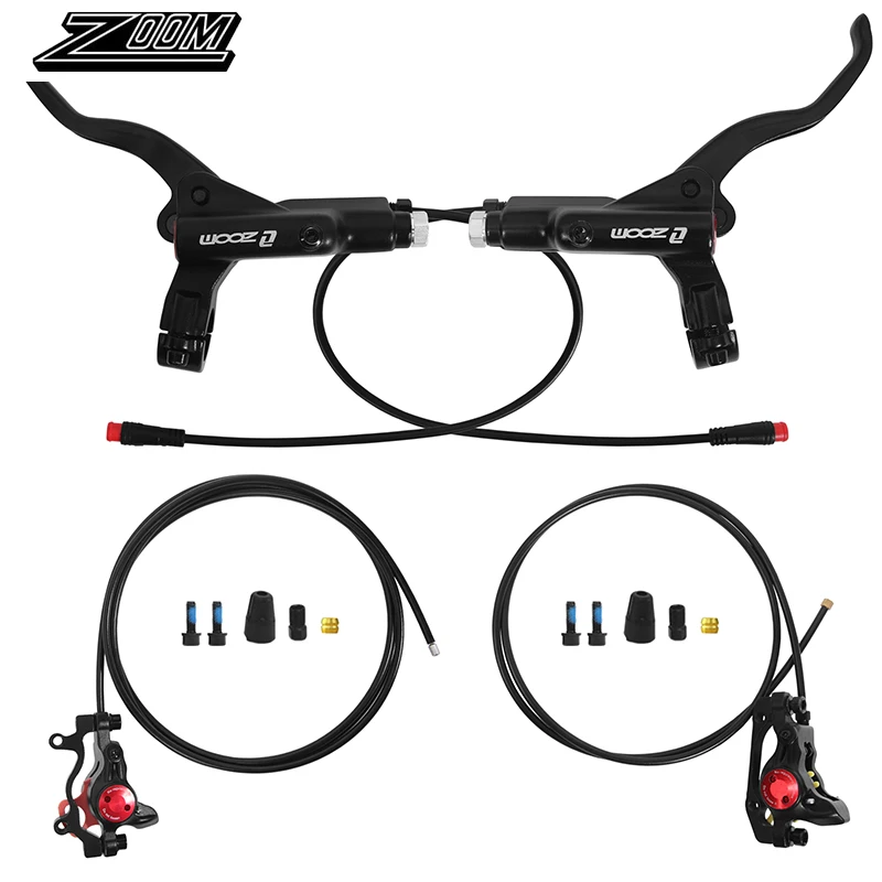ZOOM HB-775E Elektrische Fiets Schijfrem Set 1100/1850mm E-Bike Hydraulische Remmen Set Elektrische Scooter Hydraulische Schijfrem