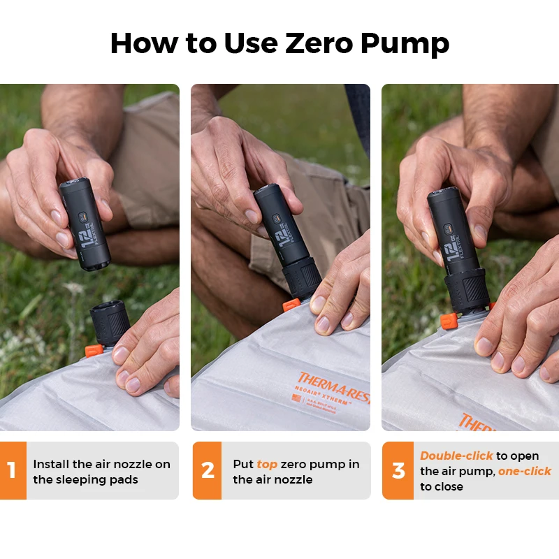 FLEXTAILGEAR ZERO PUMP 34g Portable Air Pump for Inflatables with a Rechargeable Battery, Ultra Mini Electric Pump image 6