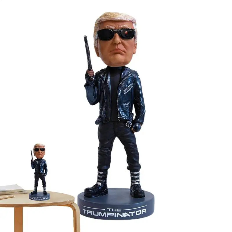 Männer Wackelkopf Erwachsene Statue Harz American Ehemaliger Präsident Wackelkopf Präsident Republikaner Amerikaner Lustige Figur
