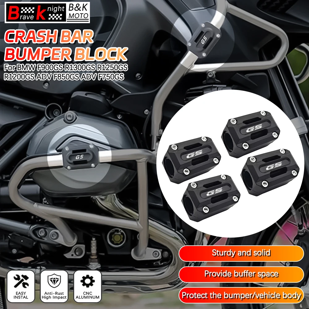

Engine Crash Protector Bumper Block for BMW R1250GS R1200GS F850GS F800GS F750GS F700GS F650GS G650GS Decorative Guard Bar
