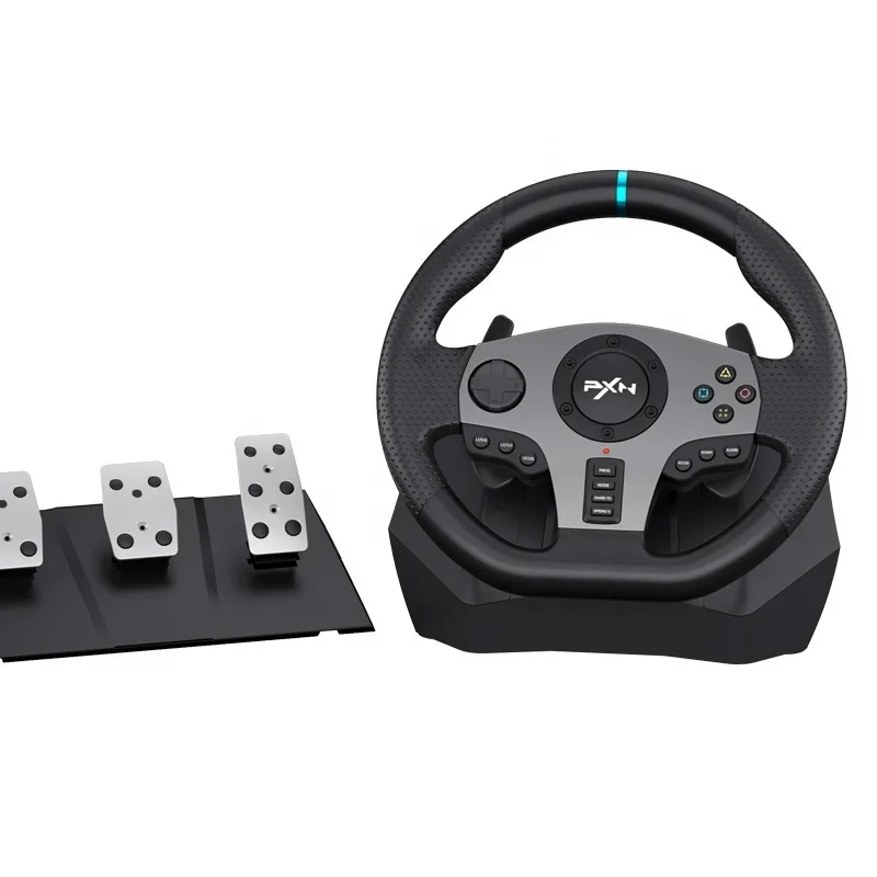 Brandneues PC PXN-V9 Lenkrad für P4/P3/XB One/Android TV/Switch/Series S Spielzubehör Gaming Racing Wheel Joystick